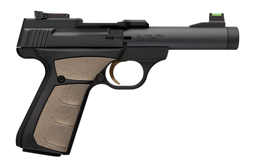 Browning Buckmark Micro Bull UFX 22 LR 4.4" Black Flat Dark Earth SR Rmsc