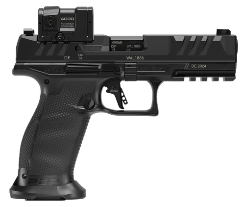 Walther PDP Pro Acro Sight Included 9mm, 4.5" Barrel, Blac, 10rd