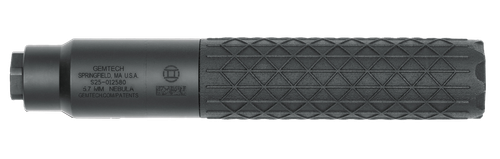 Gemtech Nebula Suppressor 5.7x28mm, Removable Thread Mount, 1/2X28, Titanium, Cerakote Black, 9oz