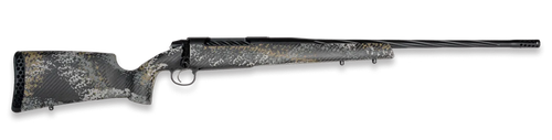Weatherby 307 Alpine ST 6.5-300 WBY Mag 3rd,26" Graphite Black Cerakote Spiral Fluted Threaded Barrel, Steel Drilled & Tapped Receiver, Carbon Fiber Gray, Light Gray & Gold Sponge Accen