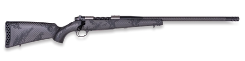 Weatherby Mark V Backcountry Guide TI 6.5 WBY RPM 4rd,22" Graphite Black Cerakote Fluted Threaded Carbon Barrel, Titanium Drilled & Tapped Receiver, Exposed Carbon Carbide Black Accent