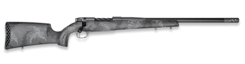 Weatherby Mark V Live Wild Carbon 6.5 WBY RPM 4rd,22" Carbon Gray Cerakote Carbon Fiber Threaded Barrel, Carbon Gray Cerakote Steel Drilled & Tapped Receiver, Exposed Carbon Black & Gr