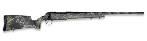 Weatherby 307 Alpine ST Full Size 338 WBY RPM 4rd,24" Graphite Black Cerakote Spiral Fluted Threaded Barrel, Graphite Black Cerakote Steel Drilled & Tapped Receiver, Gray & Gold Sponge Ac