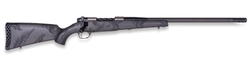 Weatherby Mark V Backcountry Guide TI 25 Creedmoor 3rd,22" + 2" Graphite Black Cerakote Fluted Threaded Barrel, Titanium Drilled & Tapped Receiver, Exposed Carbon Carbide Black Accent