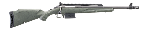 Ruger American G2 Scout 308 Win, 16.1" Threaded Barrel, Cerakote Cobalt, AR Sights, Scout Base, 10rd