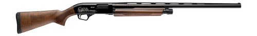 Winchester SXP High Grade 12 Ga Pump 3" 4- 2.75" Shells 26" Black Chrome Vent Rib Barrel, Engraved Gloss Blued Aluminum Receiver, Fixed Grade II Oiled Walnut Stock, Invecto