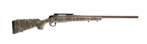 CVA Cascade XT 450 Bushmaster 2rd,22" Midnight Bronze Fluted Threaded Steel Barrel & Receiver Picatinny Rail, Mossy Oak Bottomland Adj Stock