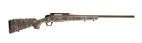 CVA Cascade XT 6.5 PRC 2rd,24" Midnight Bronze Fluted Threaded Steel Barrel & Receiver Picatinny Rail, Mossy Oak Bottomland Adj Stock