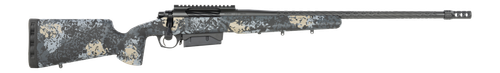 Horizon Firearms Vandal Prime 300 PRC 22" Black Fluted Threaded Barrel, Black Drilled & Tapped Receiver, Iota EKO Carbon Fiber Stock