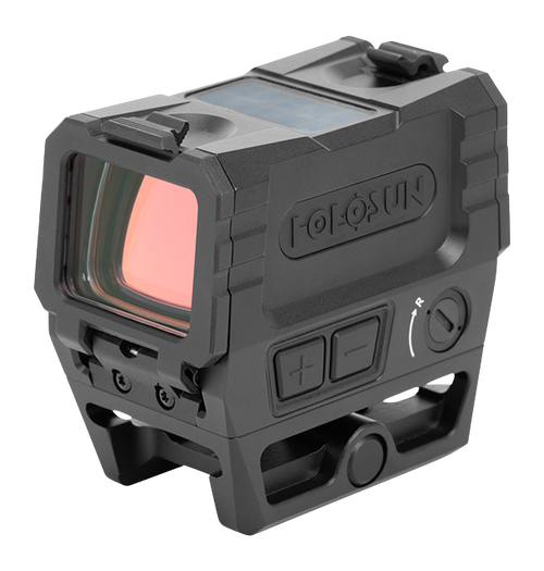 Holosun AEMS EVO, Green Dot, Enclosed Sight, 2MOA and 65 MOA Dot, 1X Magnification, Anodized Finish, Black