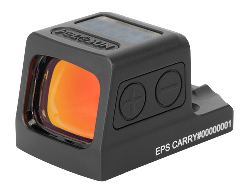 Holosun EPS Carry, Gold Dot, Enclosed Sight, 2 MOA Dot and 32 MOA Circle, Anodized Finish, Black