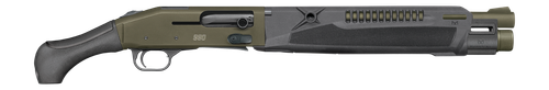 Mossberg 990 Aftershock SFX 12 Ga, 3", 14.4" Barrel,Heat Shield, Fixed Choke, Olive Drab, Black, RMSc Optic Ready, 5