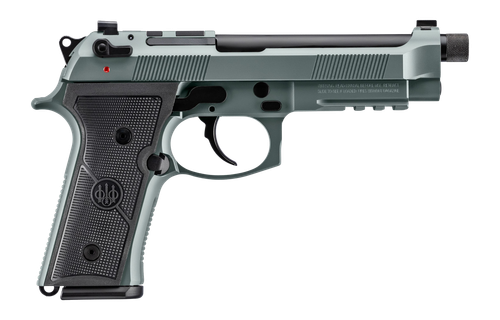 Beretta M9A4 Overlanding 9mm, 5.1" Threaded Barrel, Cerakote Lunar, Tritium Night Sights, 10rd, 2 mags, Includes Flashlight, Compass, and a 10mm Socket