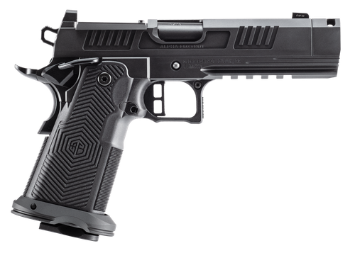 Alpha Foxtrot AF1911 Romulus 45 ACP 13rd, 4.25" Threaded Compensated Barrel, Optic Ready/Serrated Slide & Frame Beavertail & Picatinny Rail, RMR/RMSc