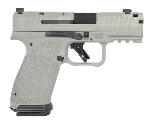 Canik METE MC9 Prime 9mm 17rd 3.64" Compensated Barrel, Steel Optic Ready/Serrated Slide, Polymer Frame Picatinny Rail, Textured Grip