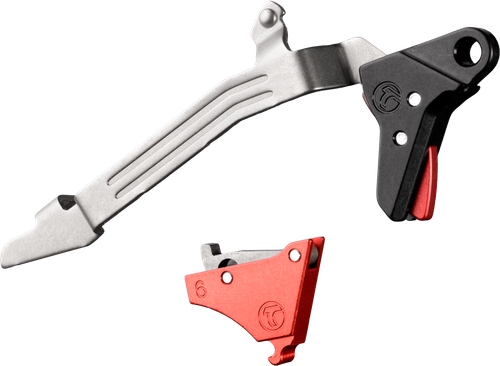 Timney Trigger Alpha Competition FOR Glock GEN 6 3LB BLACK & RED