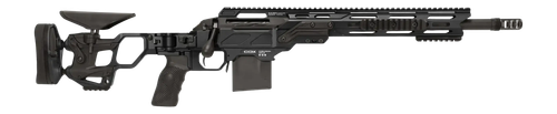 Cadex Inc CDX-SS Seven S.T.A.R.S. Covert Compact 308 Win 10rd,16.50" Black DLC Fluted Threaded Barrel, Black Cerakote Receiver Picatinny Rail, M-Lok Handguard, Black Folding S