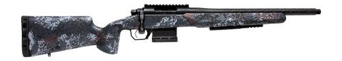 Horizon Firearms Vandal Bloodline 450 Bushmaster 16.50" SOCOM Black Big Pins Fluting/Threaded Barrel, SOCOM Black Receiver Picatinny Rail, Arca Rail Forend, Iota EKO Carbon Fiber St