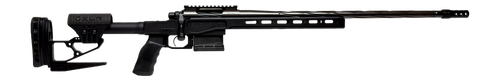 Horizon Firearms Vandal DM 25 Creedmoor 18" Black Chrome Spiral Fluted Threaded Barrel, Black Chrome Receiver Picatinny Rail, ARCA Rail, Black Anodized XLR Element 4.0 Aluminum Stoc