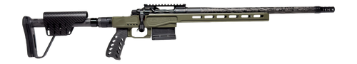 Horizon Firearms Venatic DM 6.5 Creedmoor 22 SOCOM Black Proof Research CF Threaded Barrel, SOCOM Black Receiver Picatinny Rail, ARCA Rail, Olive Drab Green Cerakote XLR Element 4.0 Stock,