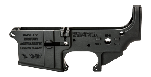 Griffin Armament MK1 Stripped Lower Receiver AR-15 Black Aluminum