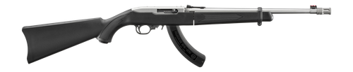 Ruger 10/22 Takedown 22 LR, 18.5" Barrel, Threaded, Matte Black, Fiber Optic Sights, 25rd, 1 Magazine, BX-Trigger