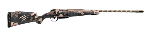 Fierce Firearms Twisted Rogue XP 22 Creedmoor, 18" Smoked Bronze Fluted Threaded Barrel, Picatinny Rail Forend, Sonora Ambush Camo LR Negative Comb Carbon Fiber Stock, 3rd
