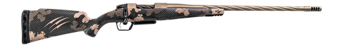 Fierce Firearms Twisted Rogue XP 7mm PRC, 22" Smoked Bronze Fluted Threaded Barrel, Picatinny Rail Forend, Sonora Ambush Camo LR Negative Comb Carbon Fiber Stock, 3rd