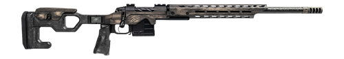 Fierce Firearms Reaper MTN 2.0 25 Creedmoor, 22" Carbon Fiber Threaded Barrel, Distressed Bronze Titanium, M-Lok, Magnesium Folding Chassis w/Adj Cheek Piece, Black Carbon Fiber Grip, 3rd