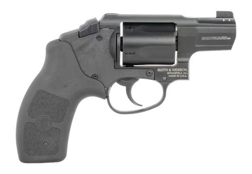 Smith & Wesson Bodyguard 2.0 38 Special +P 5 Shot 1.88" Black Stainless Steel Barrel, Black PVD Cylinder, Black Aluminum Black Polymer Grip, Concealed Hammer