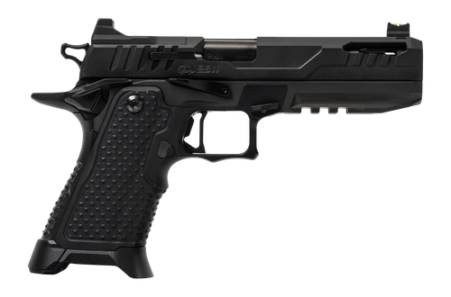 Oa Defense 2311 Pro Elite Full Size 9mm 17rd 5" Ported Barrel, Black DLC Steel Optic Ready/Serrated Slide, Black Aluminum Frame Picatinny Rail, Black Aluminum Grip, Ambidextrous