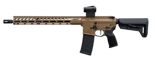 Sig M400 Forge 5.56mm 30rd,16" Flat Dark Earth Cerakote Alloy Receiver Picatinny Rail, M-Lok Handguard, Magpul SL-K Black Polymer Stock, Black Polymer Grip, Sig ROMEO M