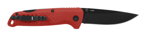 SOG 13-11-07-43 Adventurer LB 3.5" Blade Red/blk