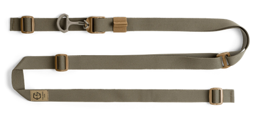 Edgar Sherman Design ESD Sling, 2-Point Combat Sling, 1" Webbing, Polymer Hardware, Matte Ranger Green