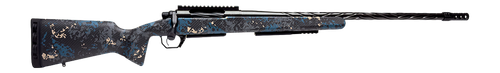 Horizon Firearms Vandal Carbon 2 22 Creedmoor 22" Black Chrome Chevron Fluted Threaded Barrel, Black Chrome Steel Receiver Picatinny Rail, Arca Rail Forend, Cobalt Basin Iota BKH Ca