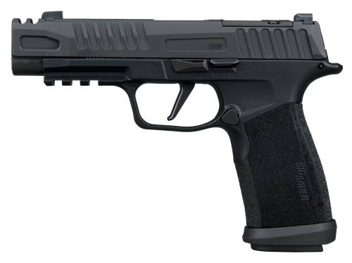 Sig Sauer P365XF 9mm, 3.7" Barrel, Integrally Compensated, Nitron Black, XRay3 Day/Night Sights, Optics Ready Slide, SIG-LOC Compact Footprint, XMACRO Polymer Grips, 2x21rd, 1x17rd Mags