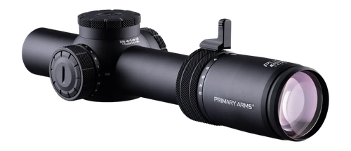 Primary Arms PLxCScope, 1-8X Magnification, 24MM Objective, 30mm Main Tube, ACSS Raptor 5.56 Yard G2 Reticle, 1st Focal Plane, Anodized Black