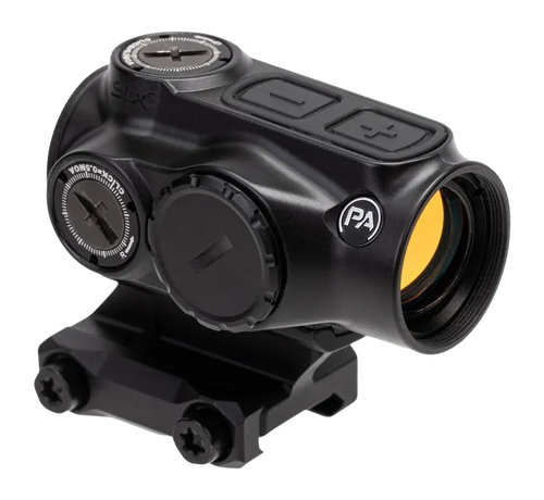 Primary Arms SLx MD-21 Microdot, 21mm Objective, 2 MOA Red Dot, Aimpoint Micro Footprint, Mounts to Picatinny, Anodized Black