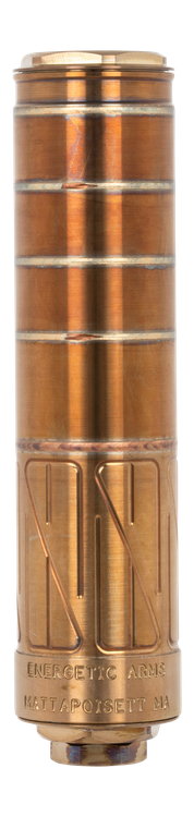 Energetic Armament EA84 PEAK Suppressor, Hub Mount 7.62mm 1.55" Stainless Steel 1.375x24, 5/8-24 direct thread included