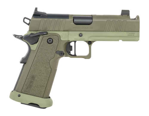 Tisas Carry 9, 9mm, 4.25" Barrel, Green Cerakote, 17rd