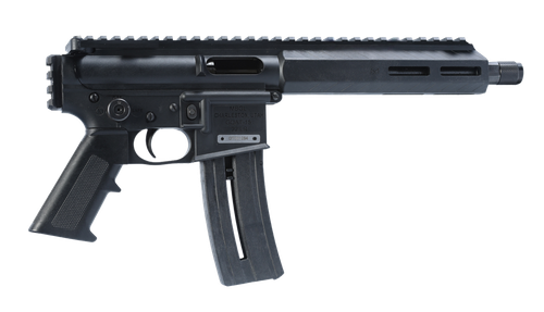 Mountain Bill Gun Lab Goat-15 Atom 22 LR 10rd,7.80" Black Oxide Threaded Barrel, Black, Picatinny Rail, M-Lok Handguard, Black Polymer Grip