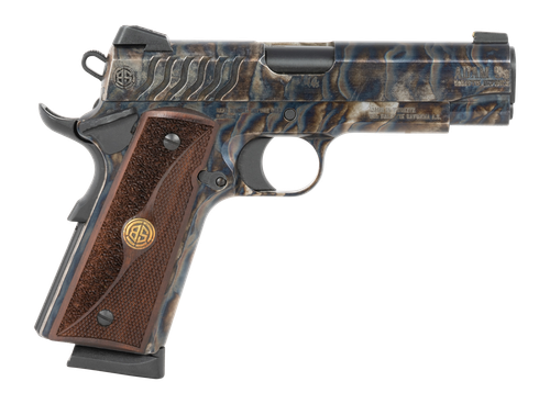 Dickinson Adam 1911 Fireball Full Size 9mm 9rd,4.37" Steel Serrated Slide, Steel Frame Beavertail