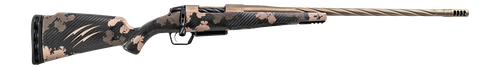 Fierce Firearms Twisted Rogue XP 25 Creedmoor, 20" Smoked Bronze Fluted Threaded Barrel, Picatinny Rail Forend, Sonora Ambush Camo LR Negative Comb Carbon Fiber Stock, 3rd
