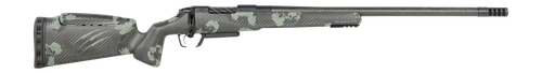 Fierce Firearms Carbon Rival XP 2.0 25 Creedmoor, 22" Barrel, Black Cerakote Drilled & Tapped Receiver, Forest Camo Push Button Adj Cheek Piece Carbon Fiber Stock, 3rd