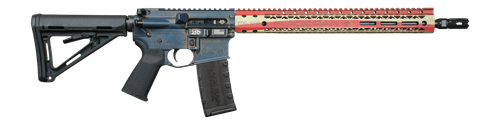 Black Rain Ordnance Spec15 250th Anniversary 5.56mm 30rd,16" Red, White & Blue 250th Anniversary Engraving Aluminum Receiver Picatinny Rail,