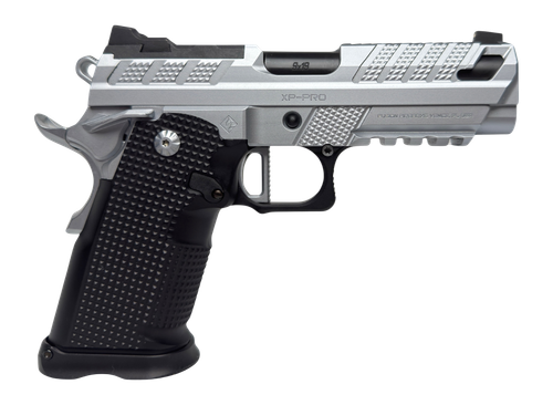 Fusion Firearms XP 3C 9mm, 3" Barrel, Tenifer Black, Chrome Steel Serrated Slide, Black Aluminum Grip, 10rd