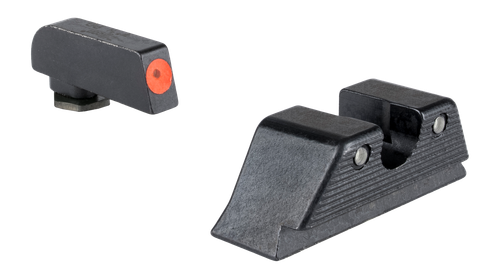 Trijicon HD XR Tritium Night Sight Set, Fits Glock 21/20/29/30/41 MOS (Including S and SF Variants), Green Tritium with Orange Outline Front, Green Tritium with Black Outline U Notch Rear