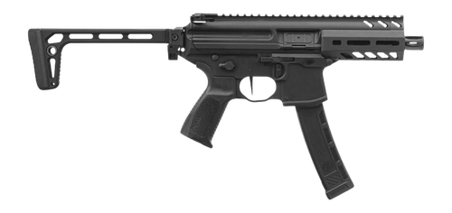 Sig MPX, Short Barrel , 9mm, 4.5" Barrel, Matte Black, Folding Stock, 35rd
