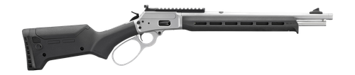 Marlin 1894 Trapper 44 Magnum, 16.17" Threaded Barrel, Matte Stainless, Black Magpul Stock, Skinner Sights, 8rd