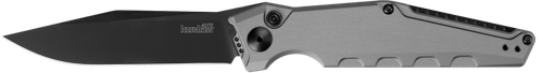 Kershaw Launch 7 3.75" Folding Clip Point Drop Point Plain Black DLC CPM 154 SS Blade Gray Anodized Aluminum Handle Includes Pocket Clip